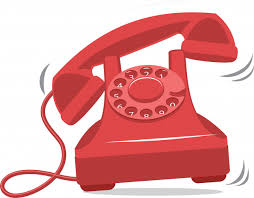 Telefone antigo vermelho vintage tocando | Vetor Premium